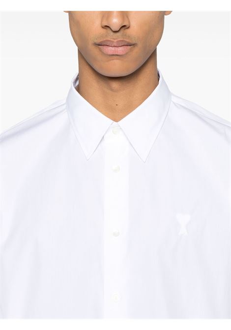 classic shirt adc man white AMI PARIS | BFHSH061.CO0097100
